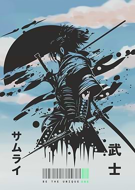 Samurai Warrior Art Print