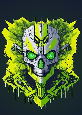 Cyberpunk Skull