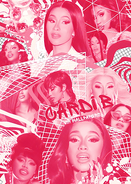 Cardi B Pink Wallpaper