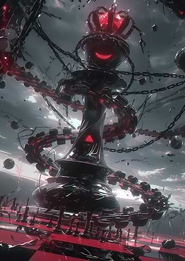 King Chess Piece Artwork