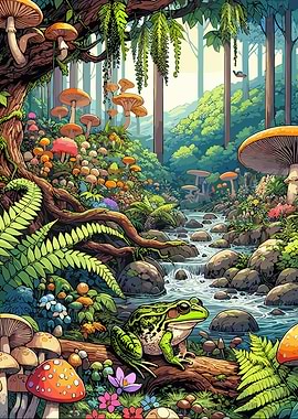 Goblincore Enchanted Forest