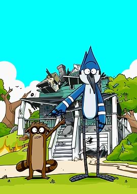 Regular Show: Mordecai and Rigby