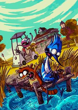Regular Show Fishing Trip
