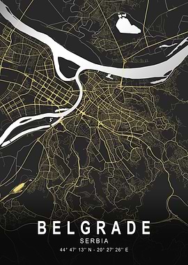 Belgrade Silver City Map