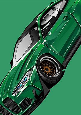 Green BMW M4
