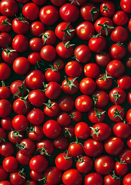 Cherry Tomatoes Close Up