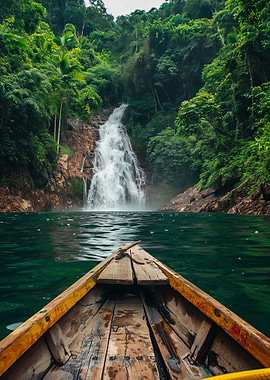 Waterfall Boat View