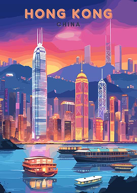 Hong Kong Skyline