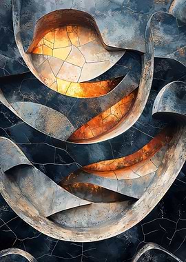 Abstract Concrete Wall