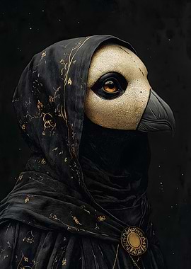 Raven Mask Portrait