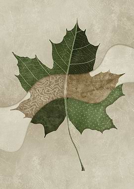 Abstract Maple Leaf