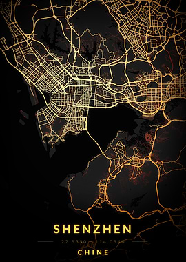 Shenzhen City Map