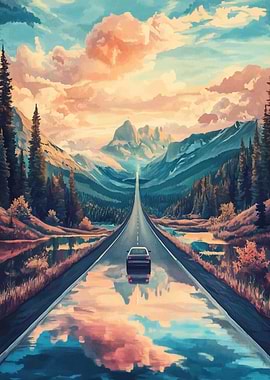 Road Through Mountains