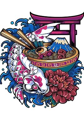 Koi Fish Ramen Bowl