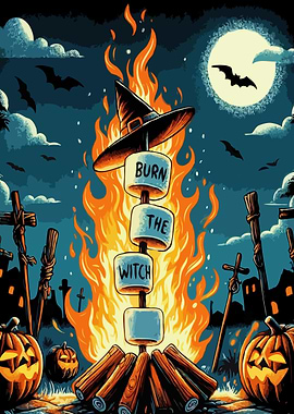 Burn the Witch Marshmallow