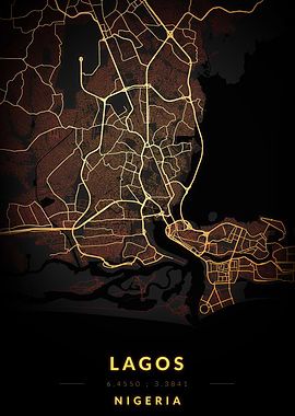 Lagos City Map