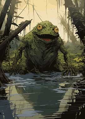 Monster Swamp Frog