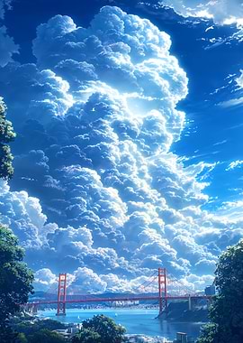 Golden Gate Bridge Cloudscape