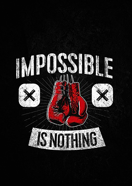 Impossible Is Nothing Boxing Gloves