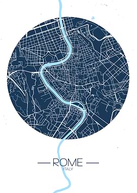 Rome City Map