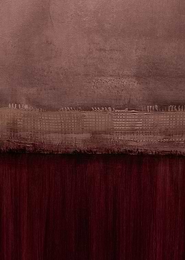 Abstract Burgundy Painting