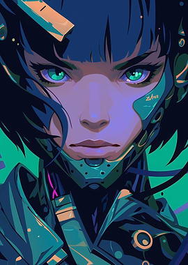 Cyberpunk Female Character