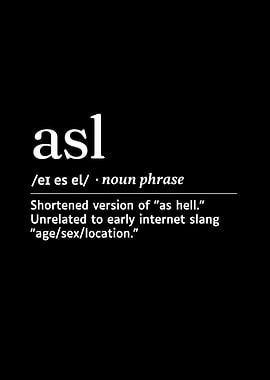 ASL Definition