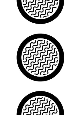 Wavy Circle Pattern