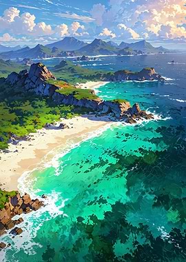 Coastal Landscape Painting