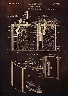 Pocket Lighter Patent