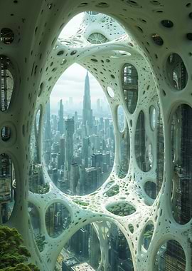 Organic Futuristic Cityscape