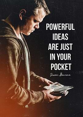 Jason Bourne Quote Poster