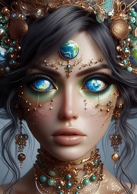 Earth Goddess Portrait