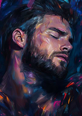 Man with Closed Eyes model