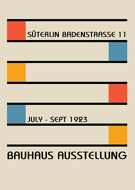 Bauhaus Exhibition Poster