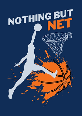 Basketball Dunk Graphic