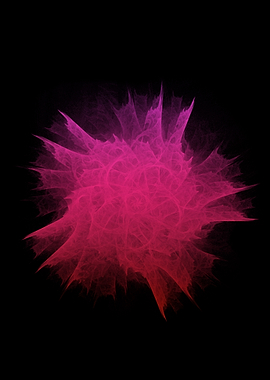 Abstract Pink Burst