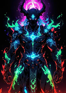 Neon Demon Warrior
