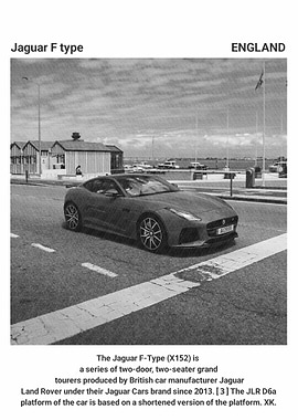 Jaguar F-Type in England