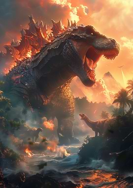 Big Dinosaur Roaring