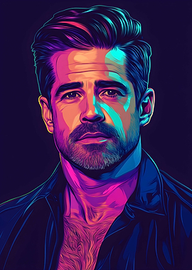 Colin Farrell Art