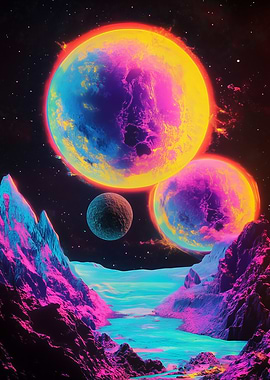 Neon Planetscape