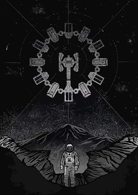 Space Station &amp; Astronaut