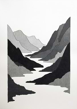 Mountain Valley Landscape