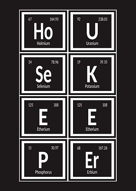 Housekeeper Periodic Table of Elements
