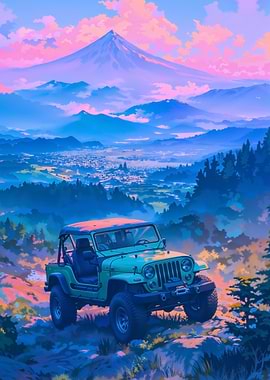 Jeep & Mountain