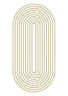 Golden Arch Abstract Art