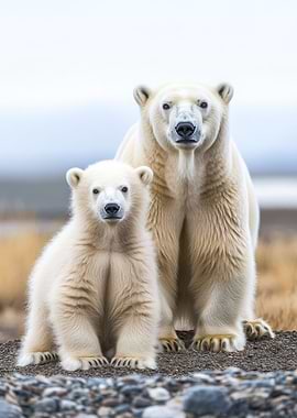 Polar Bear Family Portrait