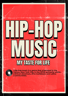 Hip-Hop Music Poster
