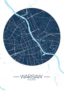 Warsaw City Map